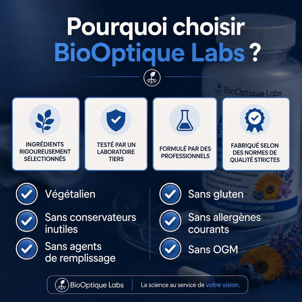 BioOptique Labs Complexe Oculaire Avancé 15-en-1